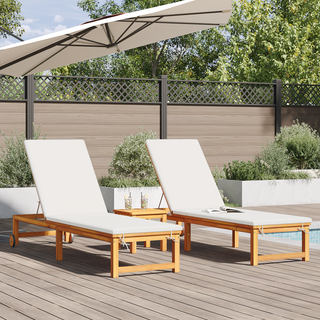 Solstole 2 stk teak