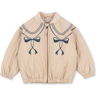 Konges Sløjd Juno Bomberjakke Smoke Gray  Juno Bomber Jacket Smoke Gray 7-8 Y  Creme  7-8 år  kvinde