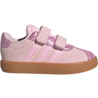 adidas adidas Pink VL Court 3.0 Hook and Loop Kids Trainers
