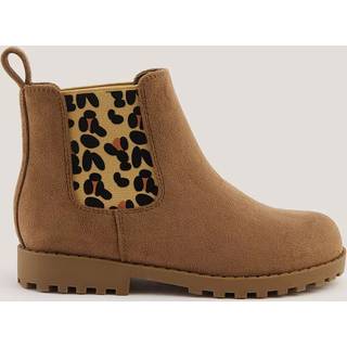 Monsoon Monsoon ruskindsstøvler med leopardTryk