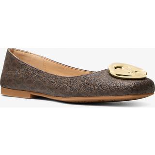 MK Milan Suede Ballet Flat - Brown - Michael Kors - EU 40.5