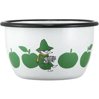 Muurla Moomin emaljeskål 60 cl Joyfull Apples