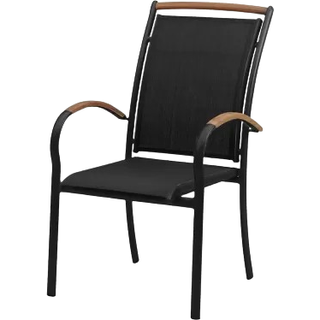 Hillerstorp, Nydala Karmstol Sort/Svart Teak