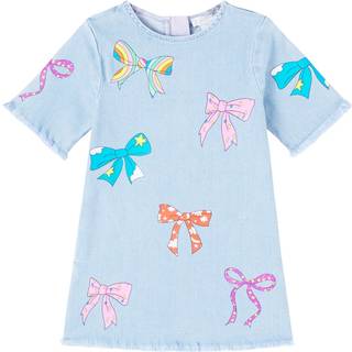 Stella McCartney Kids Printed denim dress - multicoloured - Y 8