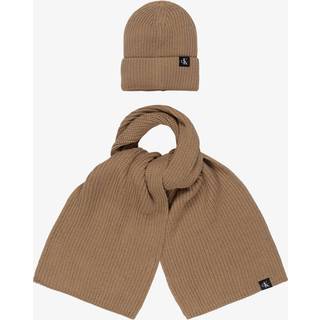Kids' Scarf & Beanie Set - Brown - S-M