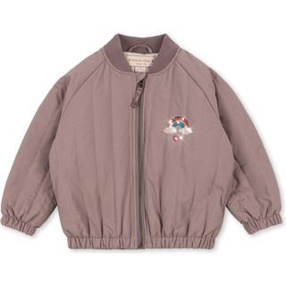 Konges Sløjd Juno Bomberjakke Med Pailletter Twilight Mauve  Juno Sequin Bomber Jacket Twilight Mauve 18 months  Rød  18 måneder  kvinde