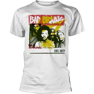 Bad Brains Skjorte Colour Block Unisex White 2XL