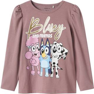 Bluey Top Med Lange Ærmer