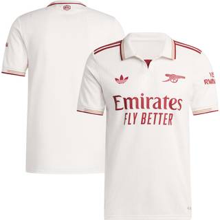 Arsenal 25/26 autentisk tredjetrøje - Cloud White / Team Coll Burgundy 2 - L