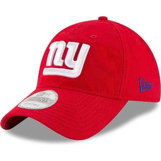 New Era NFL Core Classic 9TWENTY Justerbar Hat Cap One Size Passer Alle (New York Giants Red)