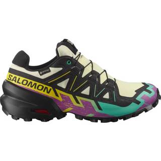 Salomon Women's Speedcross 6 GORE-TEX Transparent Yellow/Black/Waterfall, Transparent Yellow / Black / Waterfall, 37 1/3