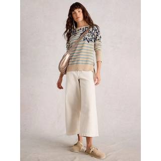 White Stuff White Stuff Beige Olive Jumper