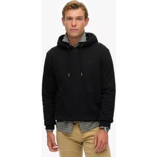 Superdry Superdry Black Essential Loose Fit Logo Hoodie