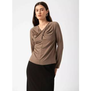 Soaked In Luxury Slclara Twisted Tee Ls Toppe & T-Shirts 30408966 Morel (MEDIUM)