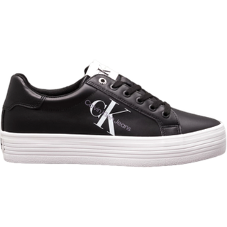 Leather Platform Trainers - Calvin Klein - Black - Women - EU 38 - Black - EU 38