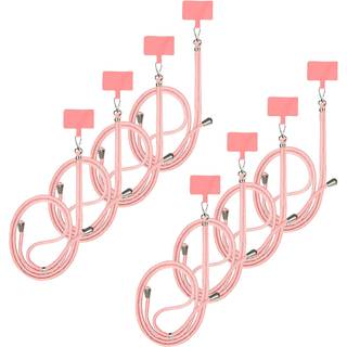 ZGQHZR 8 pakker mobiltelefonsnore til om halsen Justerbar crossbody-telefonrem Crossbody-telefonlanyard lanyard-telefonholder