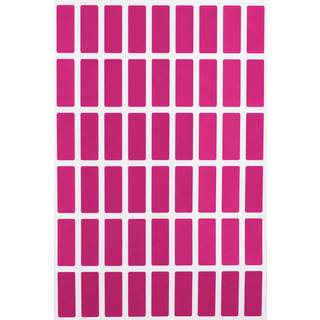 Royal Green sm tomme olieetiketter 25 mm x 10 mm - Pink klistermrker til farvekodning (1 tomme x 3/8 tomme) - 810 Pack