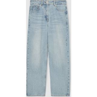Reiss Reiss Pale Blue Selin Mid-Rise Straight-Leg Jeans