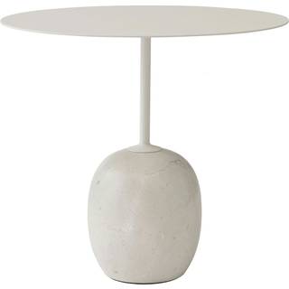 &Tradition Lato LN9 sidebord hvid, crema diva marmor