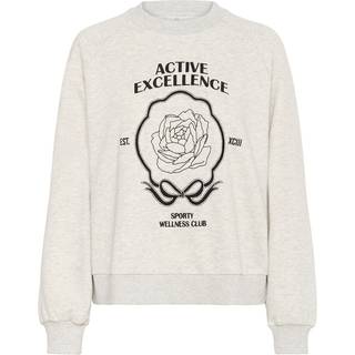 KAFFE Andrea Sweatshirt Light Grå Melange-XL