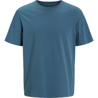 Plus Size Ensfarvet T-shirt