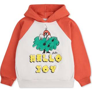 Bobo Choses Hello Joy Ranglan Hættetrøje Med Ærmer Multicolor 2-3 Y  Hvid  2-3 år  mand