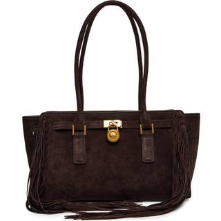 Michael Kors Hamilton Small Skuldertaske mørkebrun