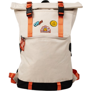 Doughnut The Dudes Christopher Dark Rolltop rygsæk beige