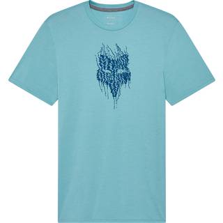 FOX Racing Bark S/S Tech Tee Cykeljersey Herrer størrelse S farve turkis