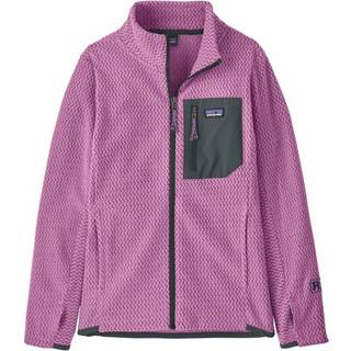 Patagonia Kid's R1 Air Full-Zip Jacket Fleecejakke Børn størrelse L farve pink