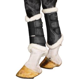 HV-Polo - Gamacher, sort med pels, Flo - Black - XFULL / Black