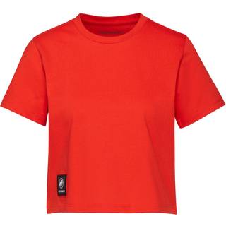 Mammut Women's Massone T-Shirt Cropped Patch Damer størrelse XL farve rød