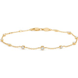 Mads Z Endless Allure armbånd i 14 kt guld med diamanter