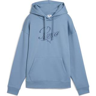 PUMA Essentials Script Comfort Hoodie Women, Clothing, Cool Blue, M
