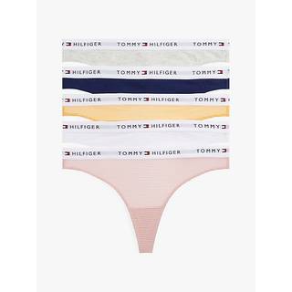 5-Pack Essential Logo Waistband Thongs