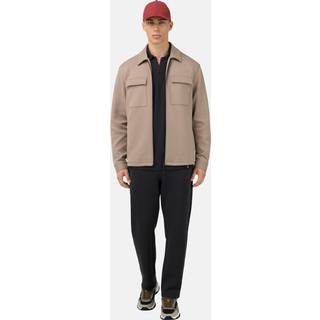 BOGGI MILANO Herren Overshirt beige unifarben