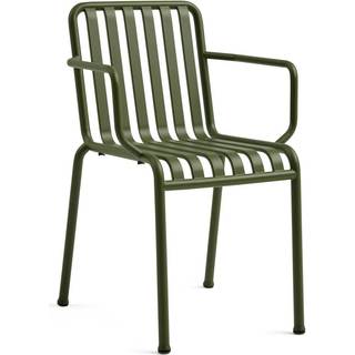 Hay Palissade Armstol - Havestole Pulverlakeret Stål Olivengrøn - AA607-A237