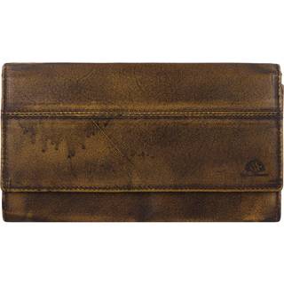 Geldbörse Leder Damen-Langbörse 18x11cm "Destressed"