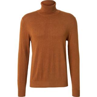 Ensfarvet Rullekrave