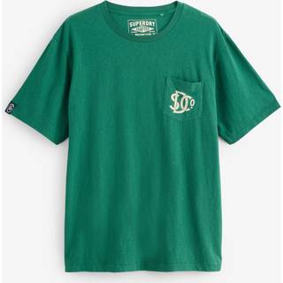 Superdry Superdry Green Merchant Graphic Print T-Shirt