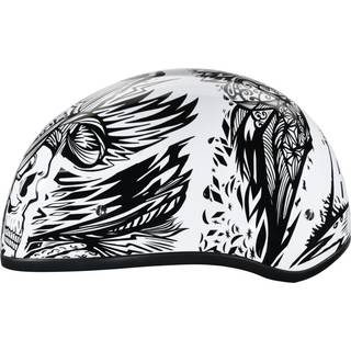 D.O.T. Daytona Skull Helmet- W/Live Fast-2xl