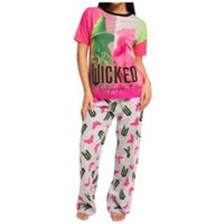Character Karakter Wicked Elphaba Og Glinda Langærmet 100% Bomuldspyjamassæt
