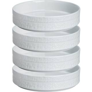 Vargen & Thor Servisen C Skål 25 Cl 4-pak - Serveringsskåle Stentøj Hvid - 60233855