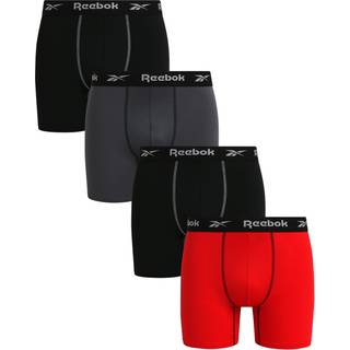Reebok m?nds aktive undert?j - Performance Boxer Briefs (4 Pack) St?rrelse Medium BlackRyGrey