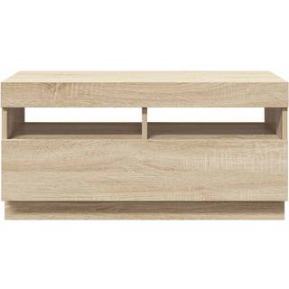 Tv-Skab Med Led-Lys 80X35X40 Cm - 80 cm / Sonoma-eg