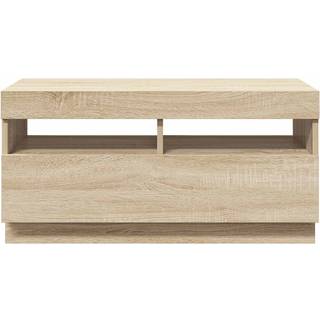 Tv-Skab Med Led-Lys 80X35X40 Cm - 80 cm / Sonoma-eg