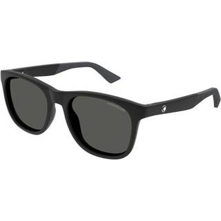 Montblanc Mand MB0400S 002 Solbriller Injiceret Sort Grå Firkantet