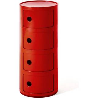 Kartell Componibili 4 Skab Rød