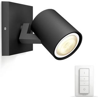Philips Hue Runner BT WA Enkelt spot i sort med fjernbetjening