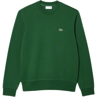 LACOSTE Herren Sweatshirt grün unifarben Classic Fit